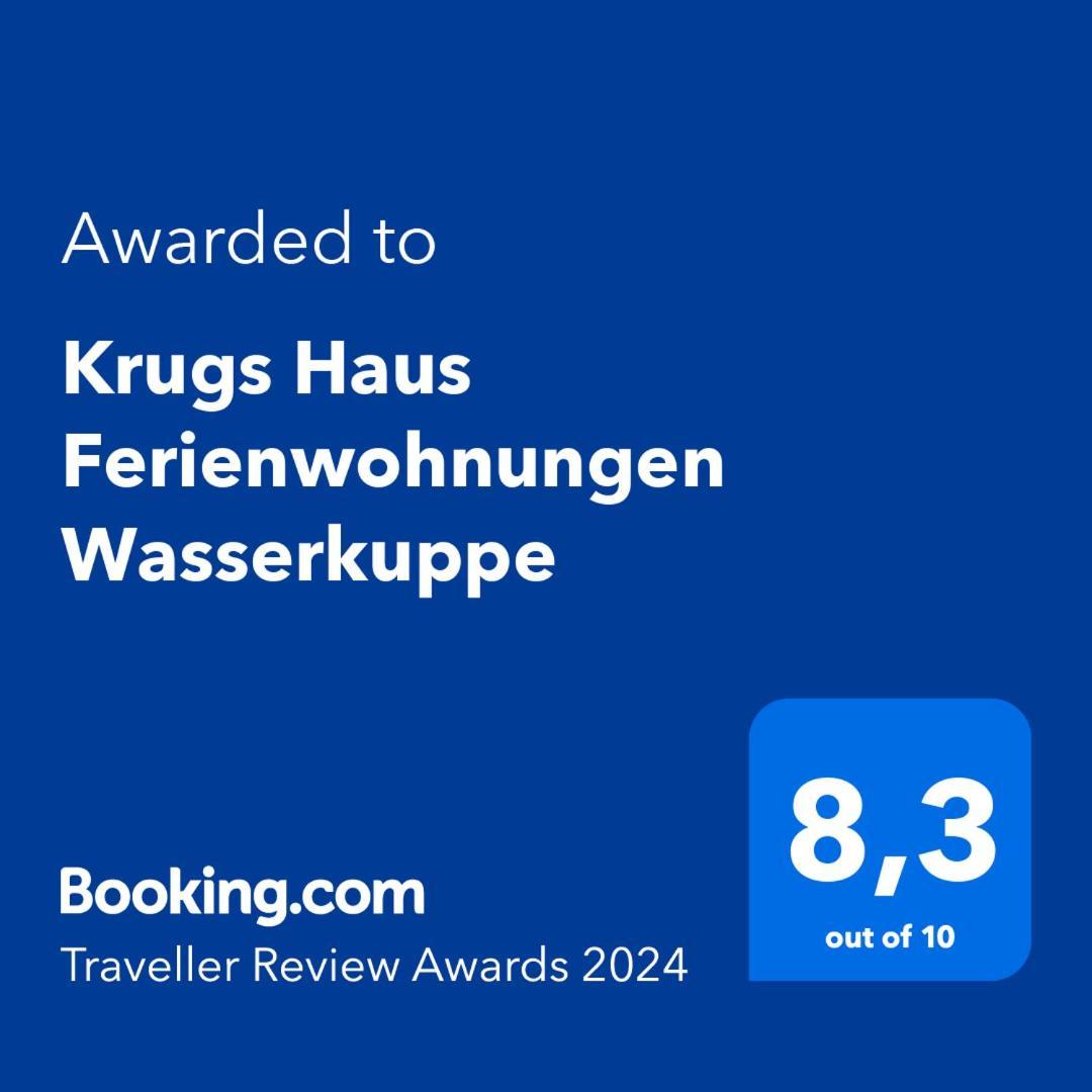 Ebersburg Krugs Haus Ferienwohnungen Wasserkuppe מראה חיצוני תמונה